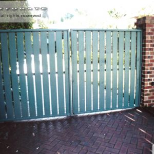 timber and steel gates